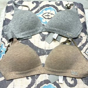 Intimissimi -NWT Emma Triangle Bra in Natural Cotton